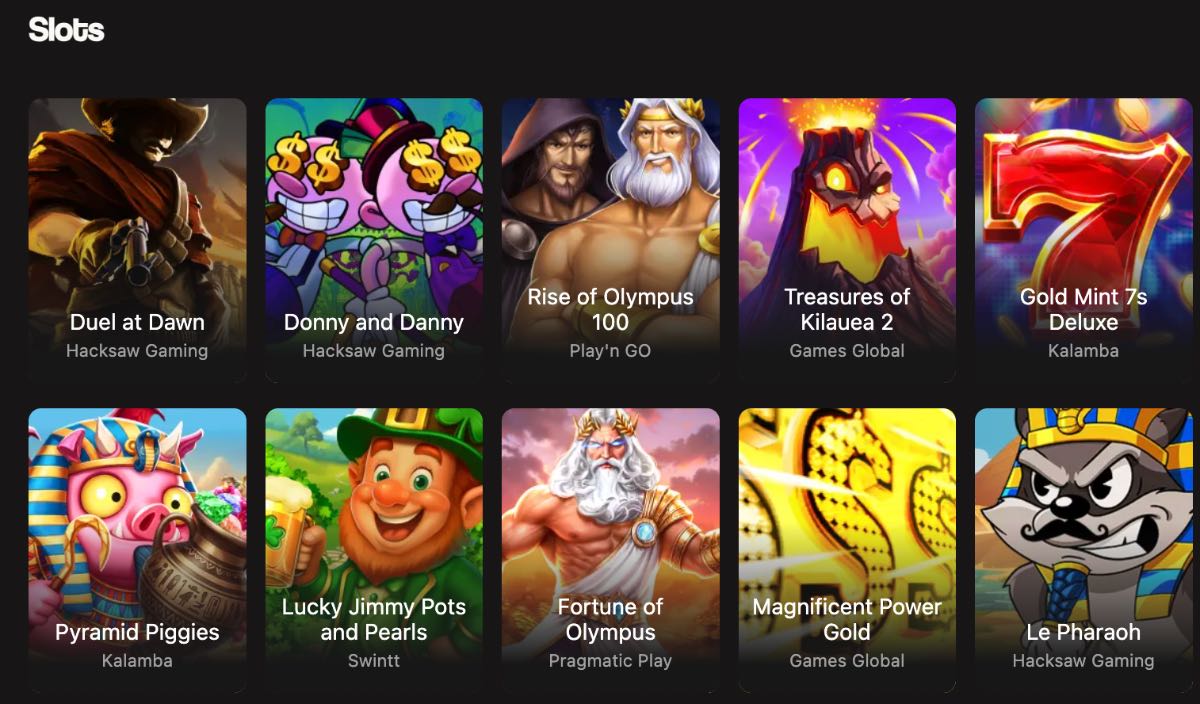 Online Slots Casino Spiele